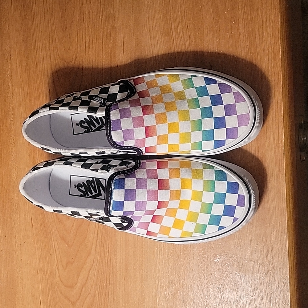 Vans Multi-Color Slide Shoe NWOT Size 8